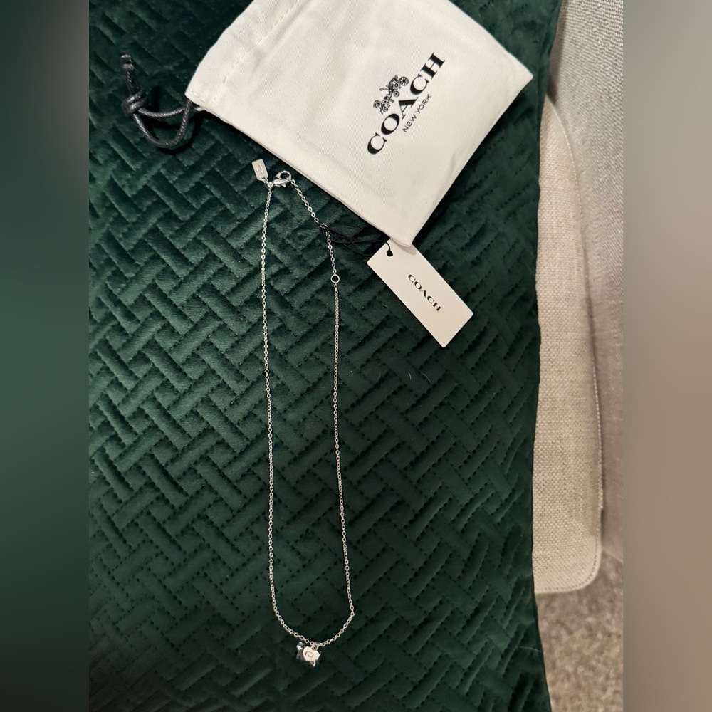 Coach Silver Chain Necklace